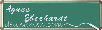 Agnes Eberhardt Visitenkarte
